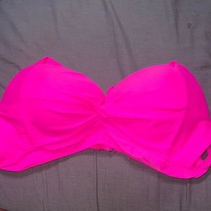 Tempt me pink bikini top